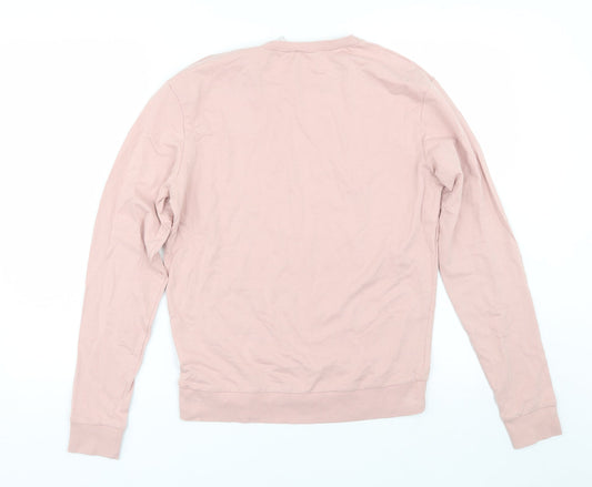 H&M Womens Pink Pullover Sweatshirt Size S