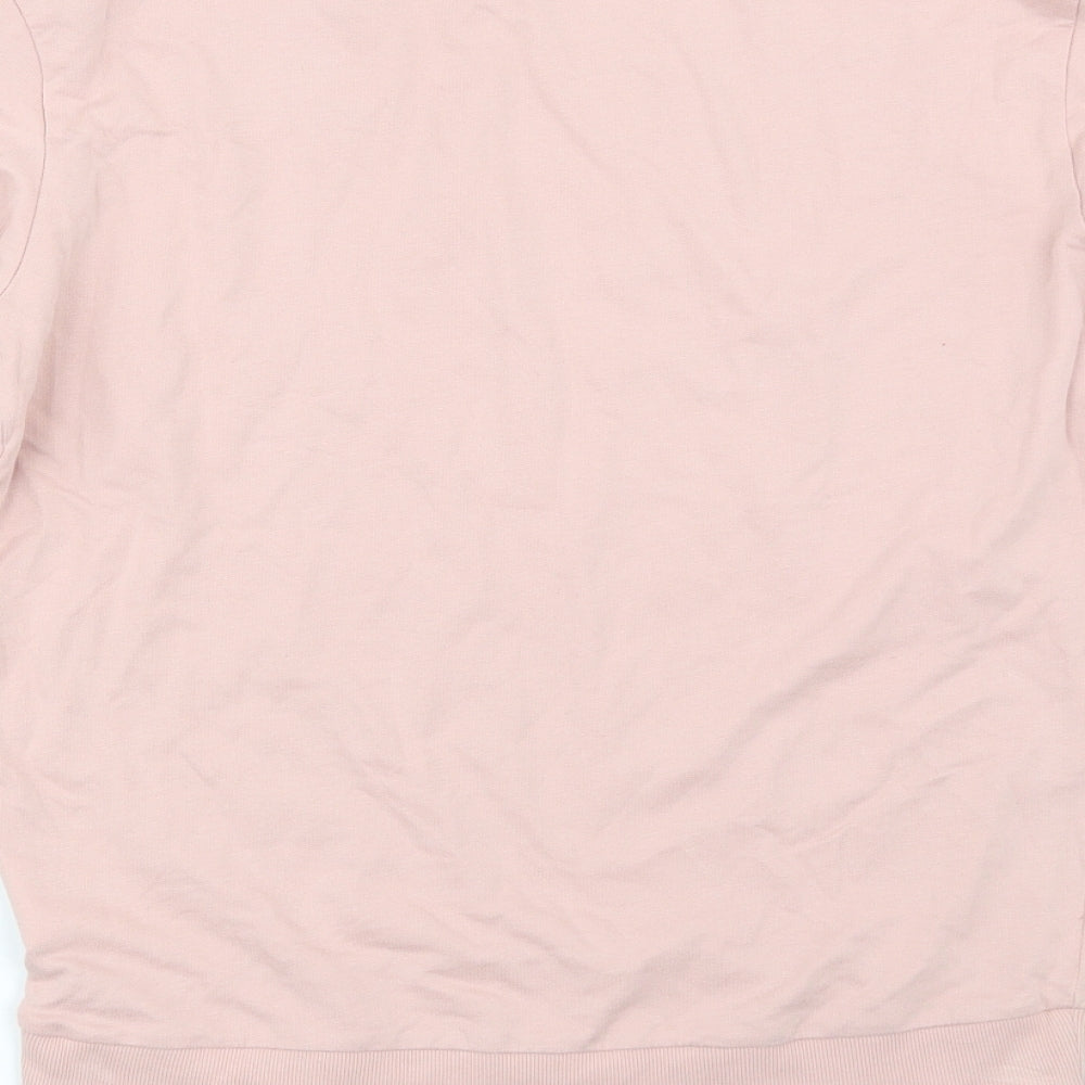 H&M Womens Pink Pullover Sweatshirt Size S