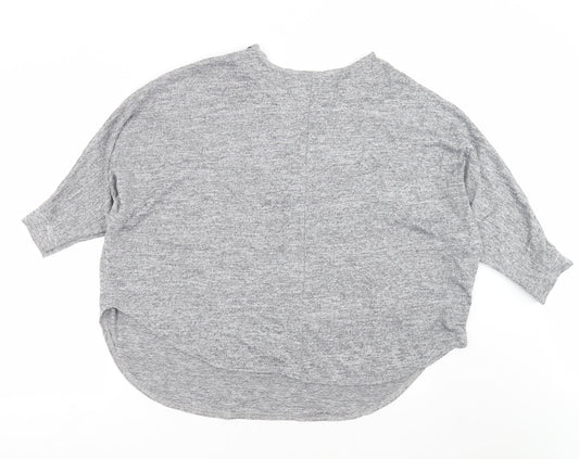Influence Womens Grey Knit Pullover Jumper Size 14