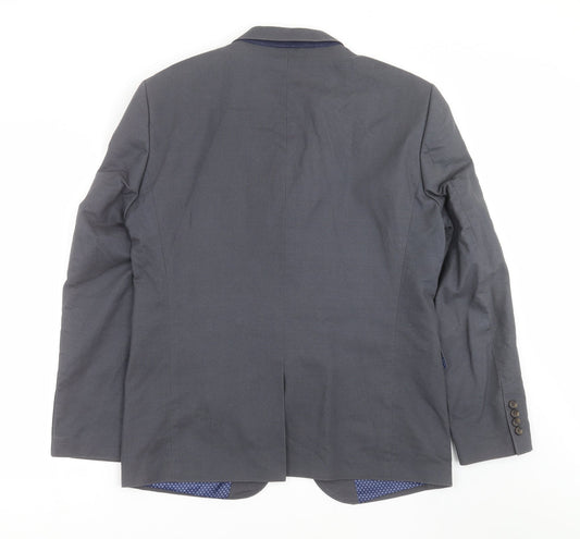 NEXT Mens Grey Jacket Suit Jacket Size 40 - Tailored fit