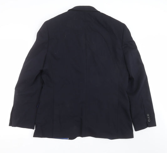 Performance Suit Mens Blue Jacket Suit Jacket Size 42
