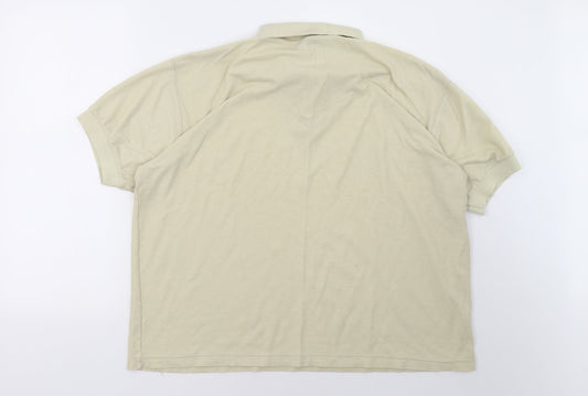 Classic Mens Yellow Polo Size 2XL