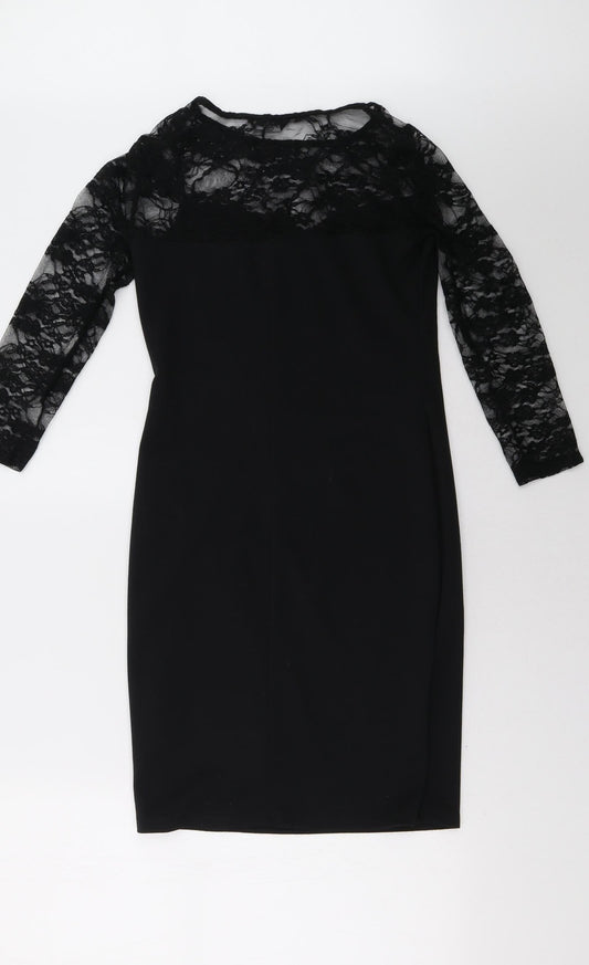 F&F Womens Black A-Line Size 6