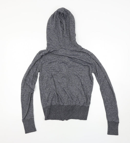 Sweet Delicate Womens Grey Full Zip Hoodie Size M