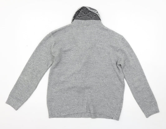MONIQUE Womens Grey Pullover Jumper Size M