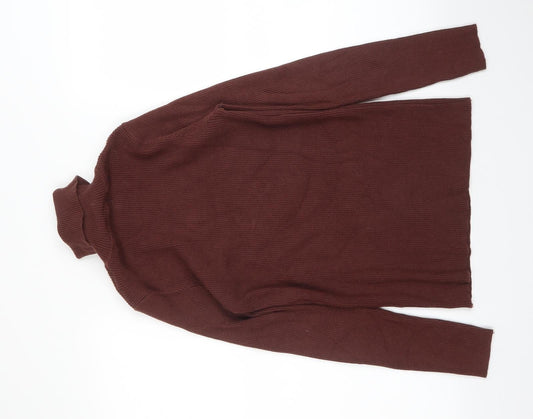 Dazy Womens Brown Pullover Jumper Size M