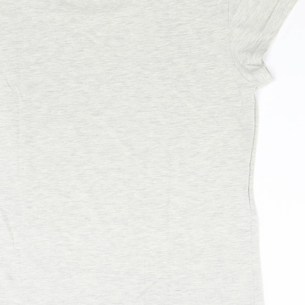 Primark Womens Grey Solid Top Pyjama Top Size 10