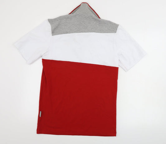 ADRIA Mens Red Polo Size S