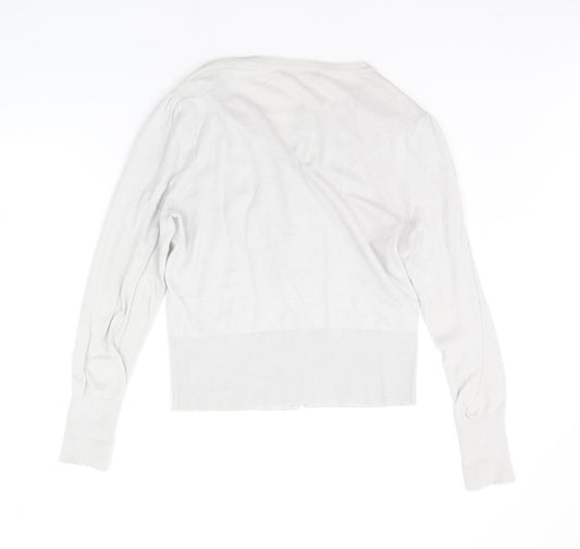Oasis Womens Grey Cardigan Jumper Size L