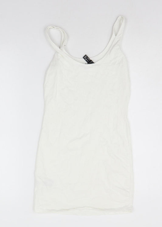 New Look Womens White A-Line Size 8