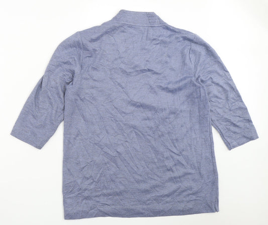 TIGI Womens Blue Pullover Jumper Size 14
