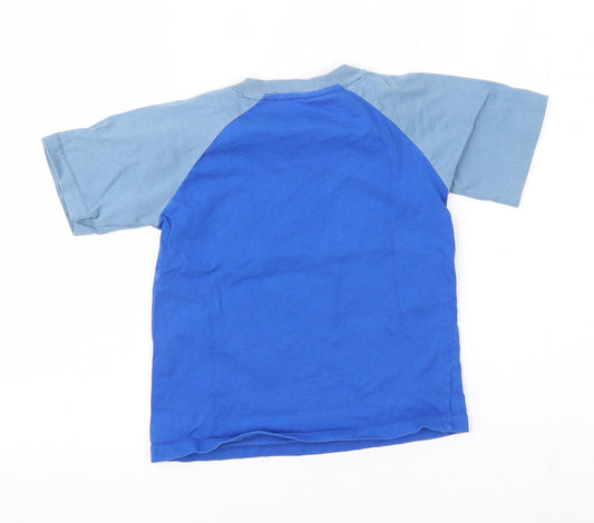 Nickleodeon Boys Blue Basic T-Shirt Size 4 Years