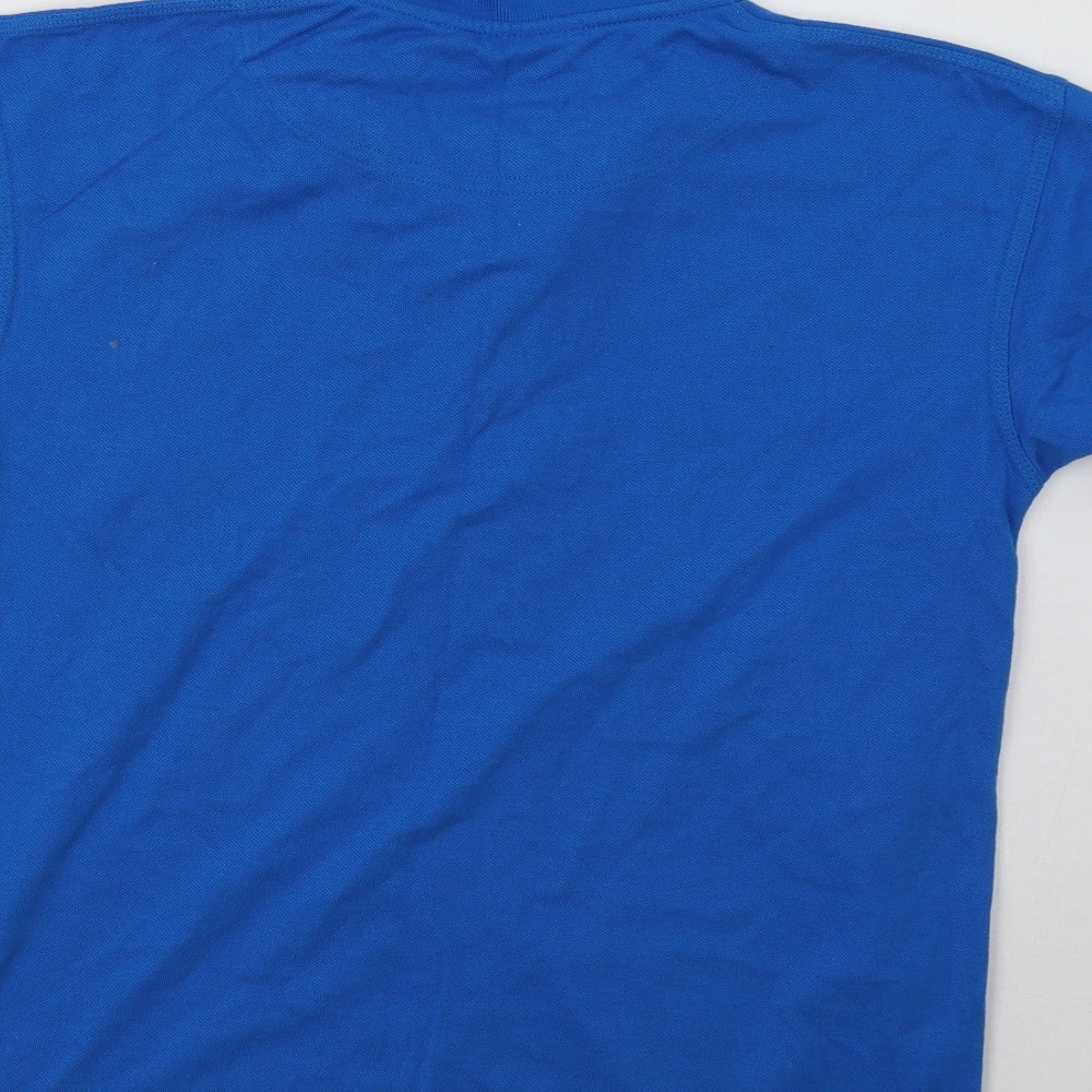 Orn Mens Blue Polo Size S