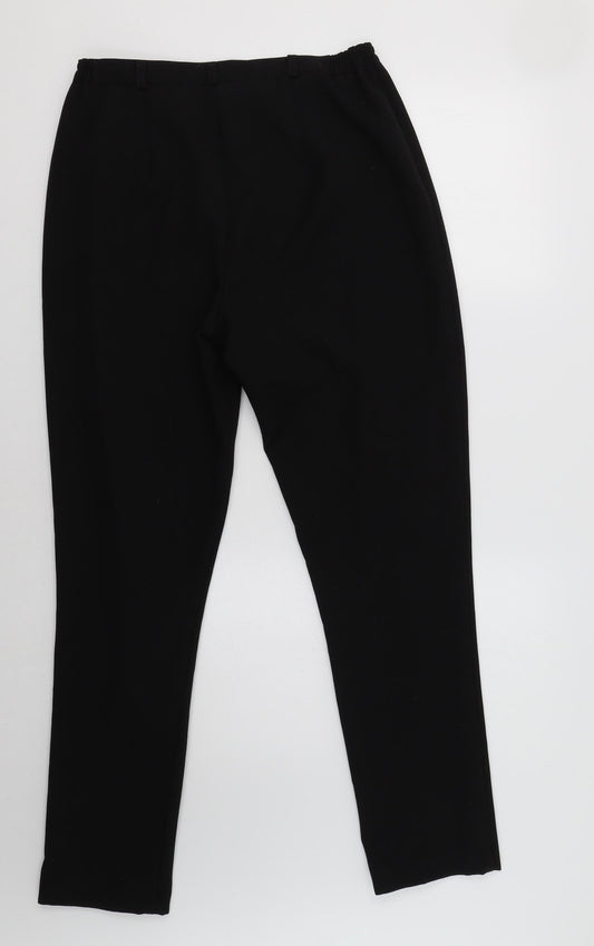 VINCI Womens Black Dress Pants Trousers Size 12 L30 in
