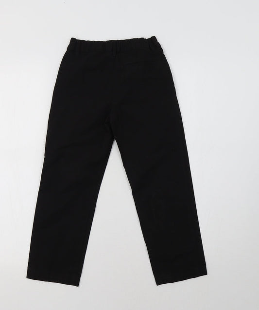 M&S Boys Black Dress Pants Trousers Size 6-7 Years