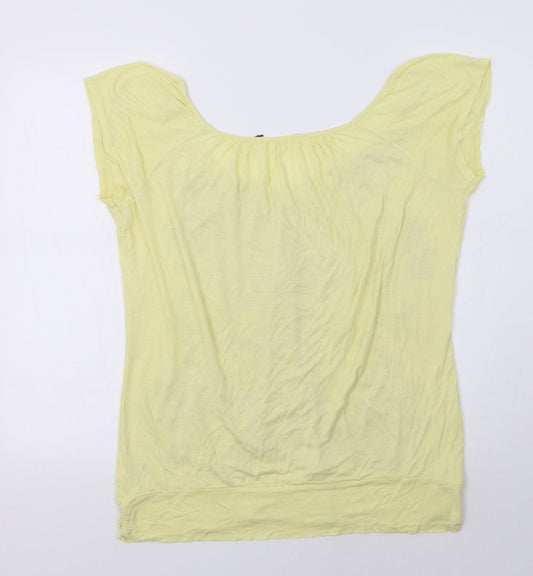 New Look Womens Yellow Basic Blouse Size 12