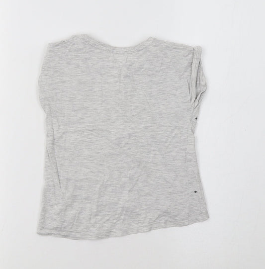 Cool Club Girls Grey Basic T-Shirt Size 4-5 Years