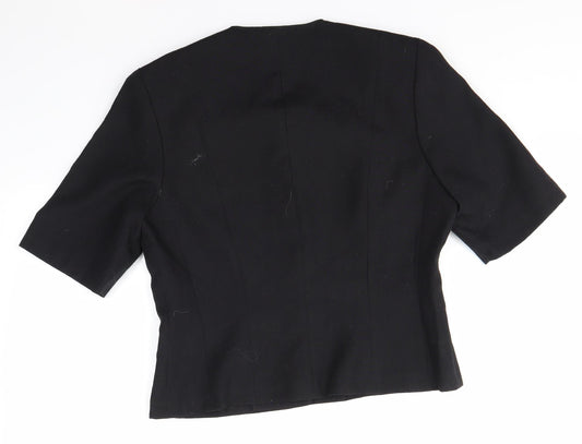 Baruch Womens Black Cardigan Jumper Size 10