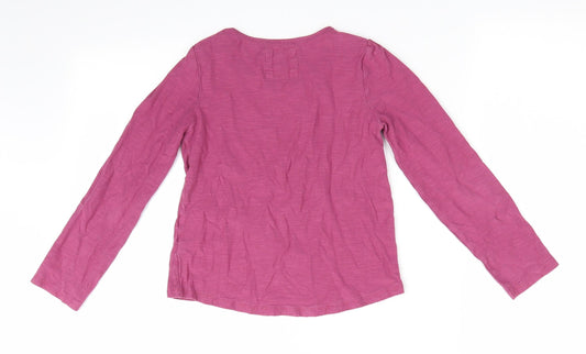 TU Girls Pink Basic Casual Size 8 Years - gathered shoulders