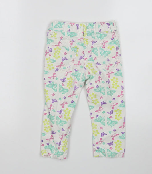 Lupilu Girls Multicoloured Animal Print Jeans Size 18 Months