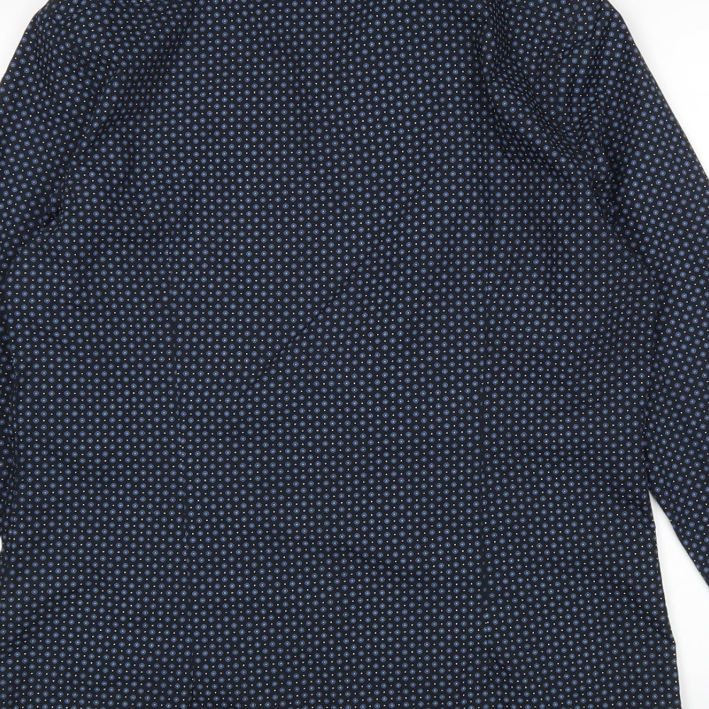 H&M Mens Multicoloured Polka Dot Button-Up Size M