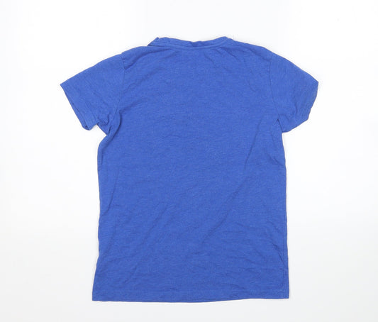 Primark Boys Blue Basic T-Shirt Size 9-10 Years
