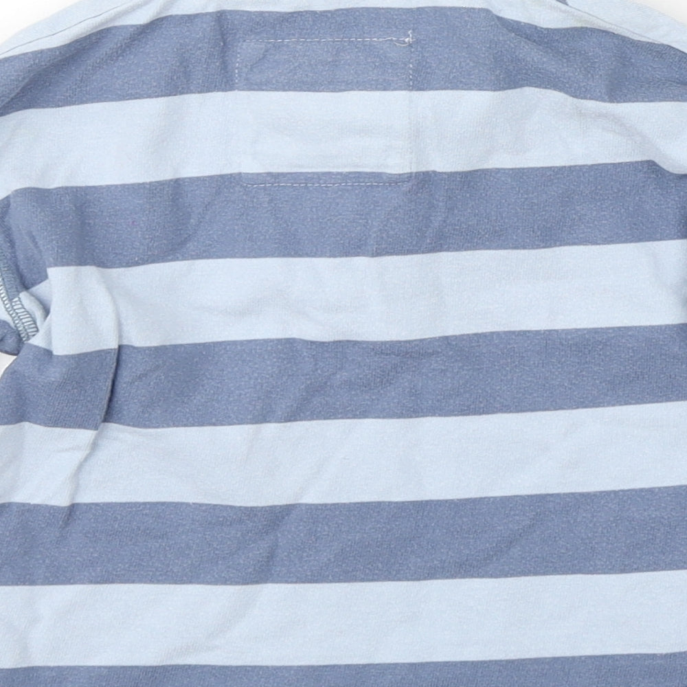 NEXT Baby Blue Striped Basic Polo Size 12-18 Months
