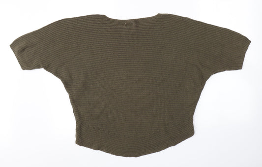 Amanti Womens Green Pullover Jumper Size S