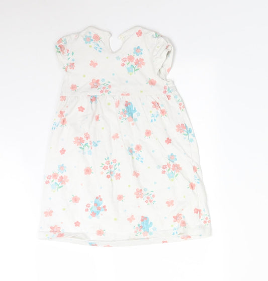 George Girls Multicoloured Floral A-Line Size 18-24 Months