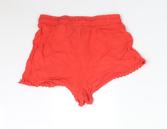 Primark Womens Red Shorts Size 6
