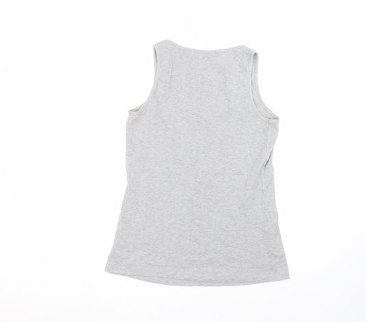 Very Womens Grey Basic Tank Size 12