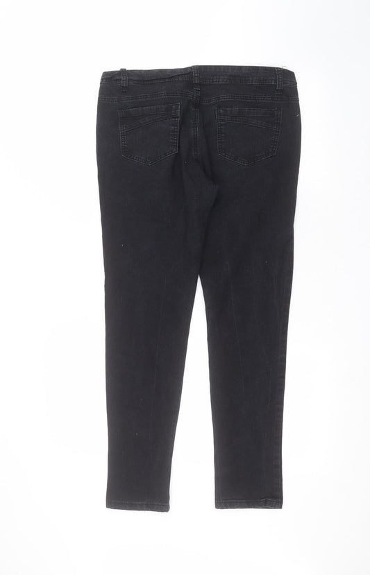 Originals Womens Blue Skinny Jeans Size 14 L26 in