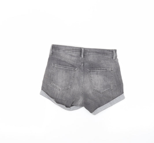 H&M Womens Black Bermuda Shorts Size 8