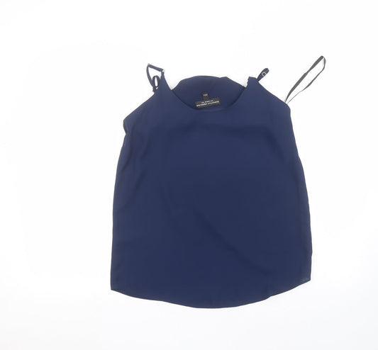 Dorothy Perkins Womens Blue Basic Blouse Size 8