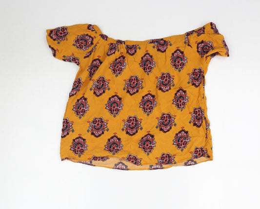 Matalan Womens Multicoloured Paisley Basic Blouse Size 12