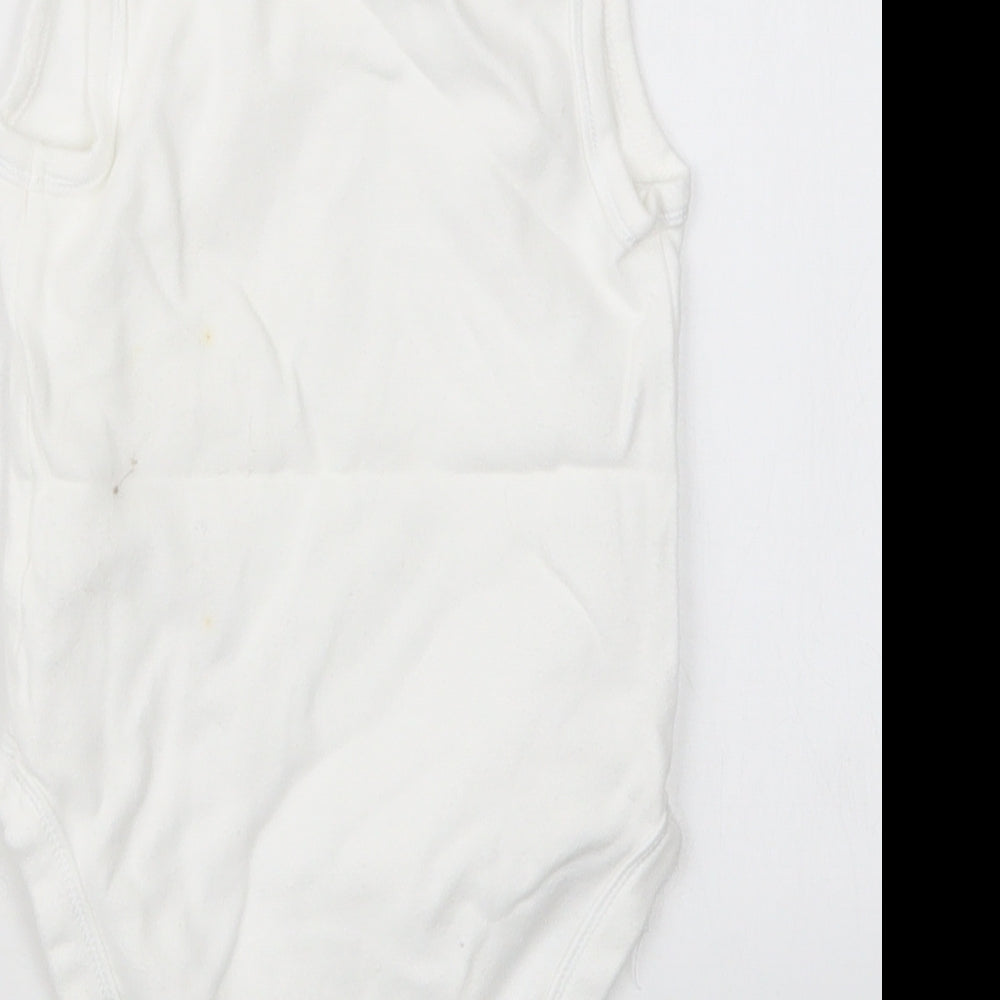 Mothercare Baby White Babygrow One-Piece Size 12-18 Months
