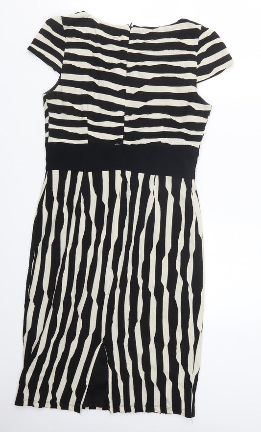 Per Una Womens Black Shirt Dress Size 12