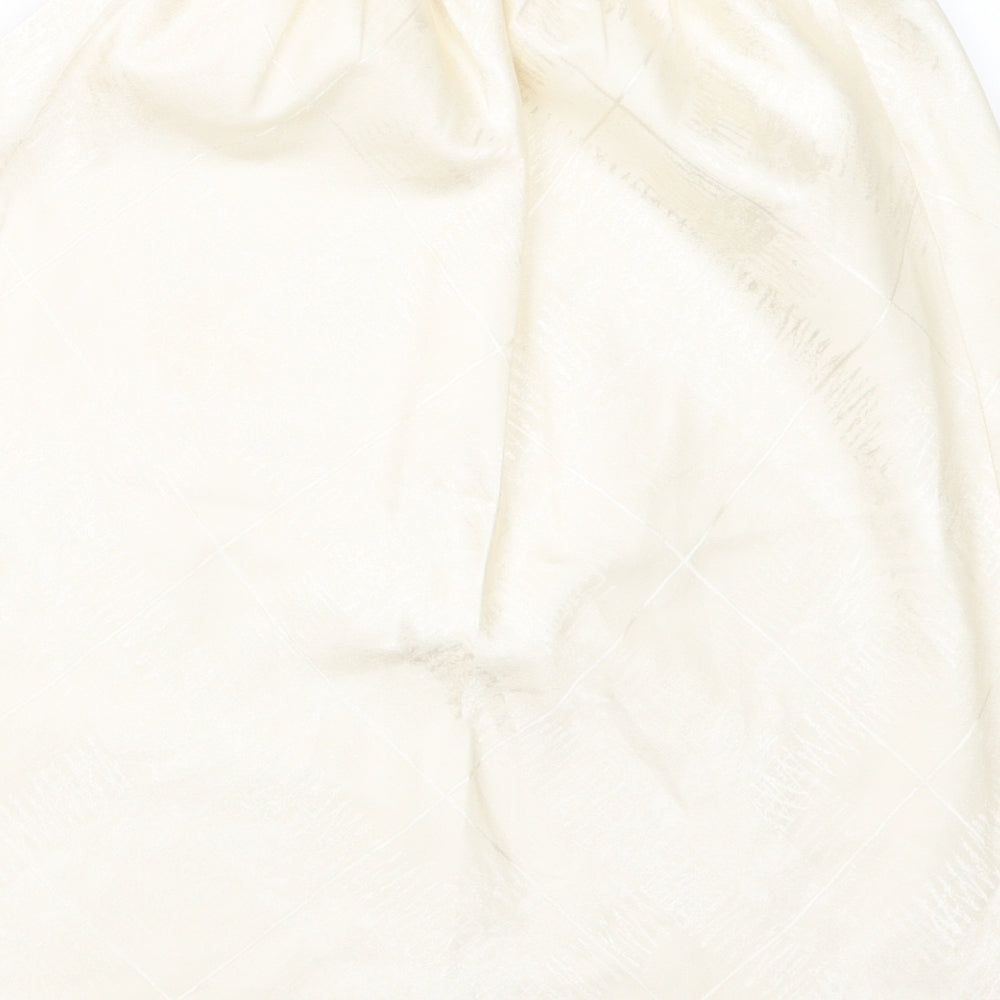 Marks and Spencer Womens Ivory A-Line Skirt Size 16