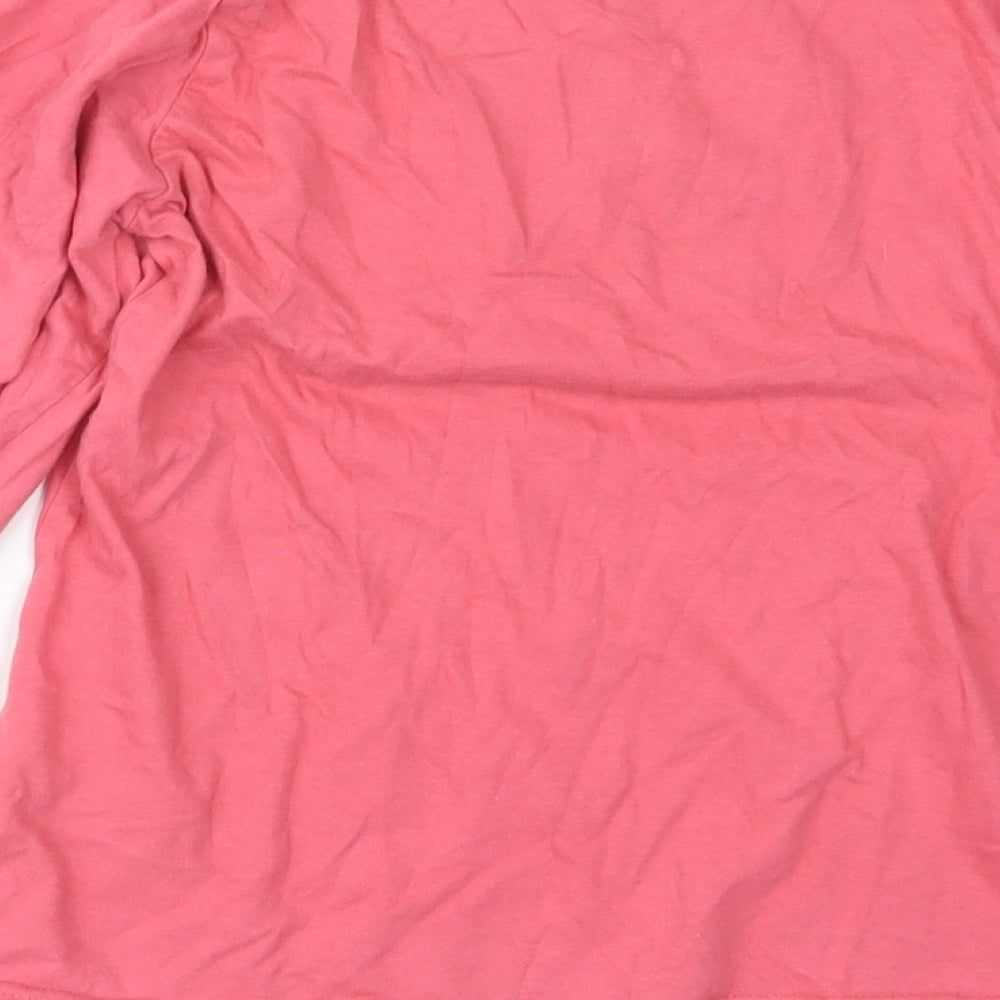 Primark Womens Pink Geometric Top Pyjama Top Size 6 - Winnie the Pooh