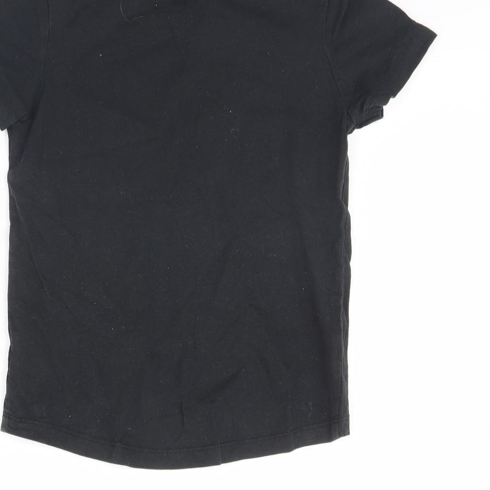 Nutmeg Boys Black Basic T-Shirt Size 5 Years
