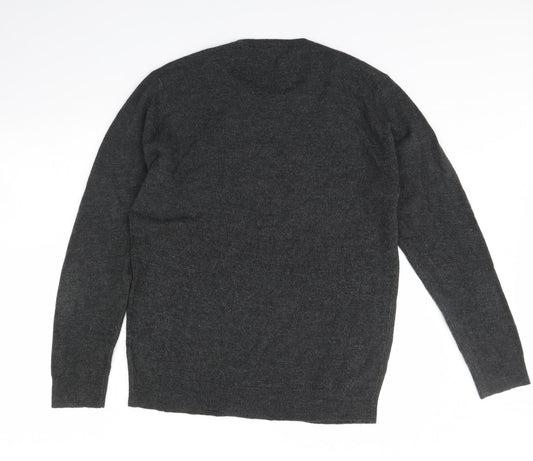 Primark Mens Grey Pullover Jumper Size L