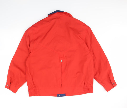 Telemac Womens Red Rain Coat Coat Size 18
