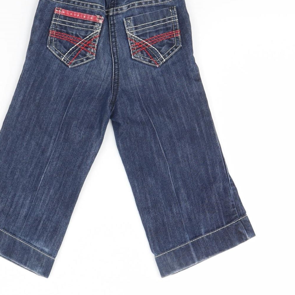 NEXT Girls Blue Denim Capri Jeans Size 12 Months