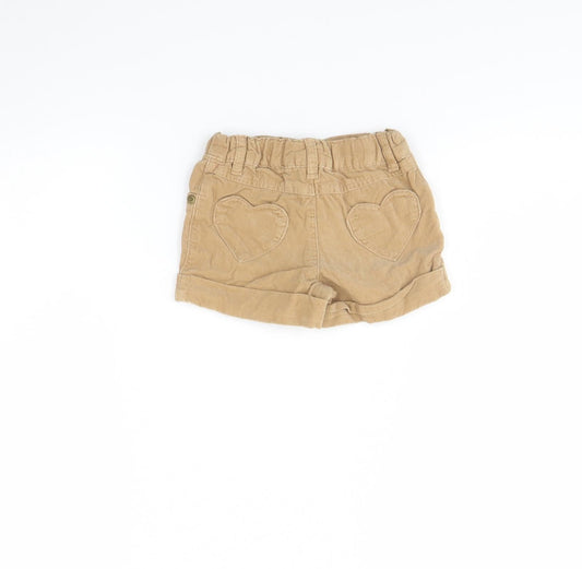 TU Girls Beige Corduroy Capri Jeans Size 12 Months