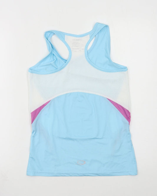 Crane Womens Blue Jersey Basic Tank Size 8