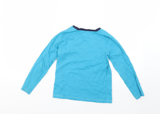 George Boys Blue Pyjama Top Size 7-8 Years