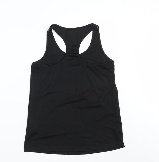 Souluxe Womens Black Basic Tank Size S