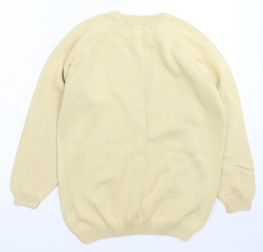 Berkertex Womens Beige Knit Pullover Jumper Size 12