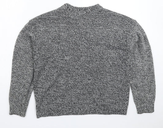 Brave Soul Womens Grey Knit Pullover Jumper Size S