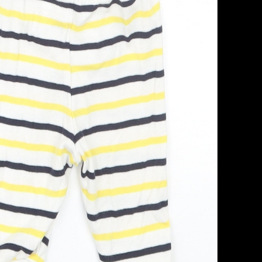 Gap Baby Multicoloured Striped Jogger Trousers Size 3-6 Months